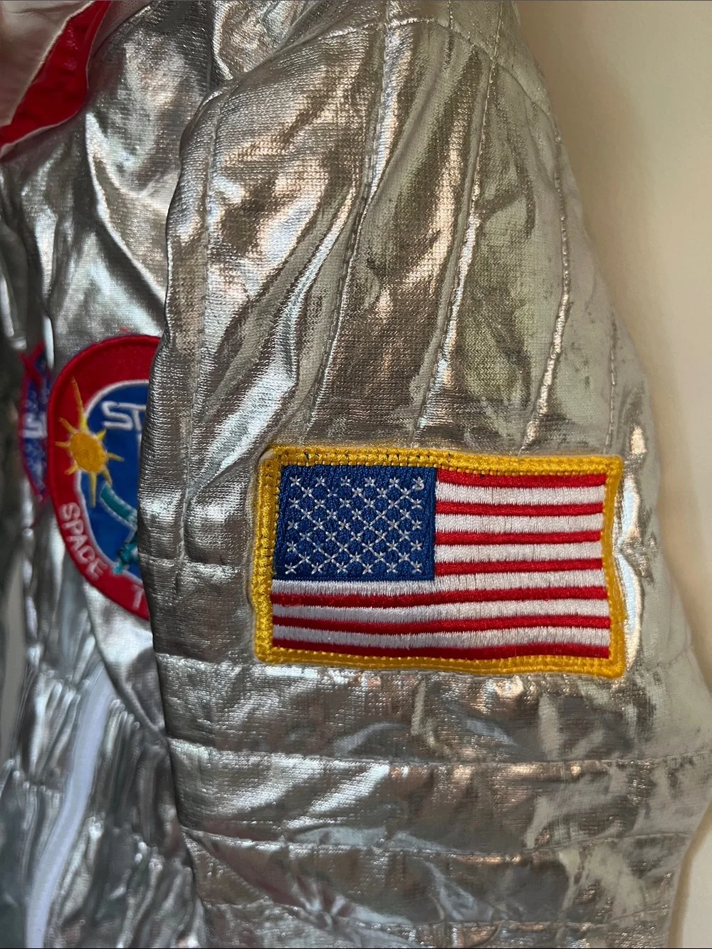 Kids Astronaut, Space-Theme Costume with Patches.  Halloween.  Dress Up.